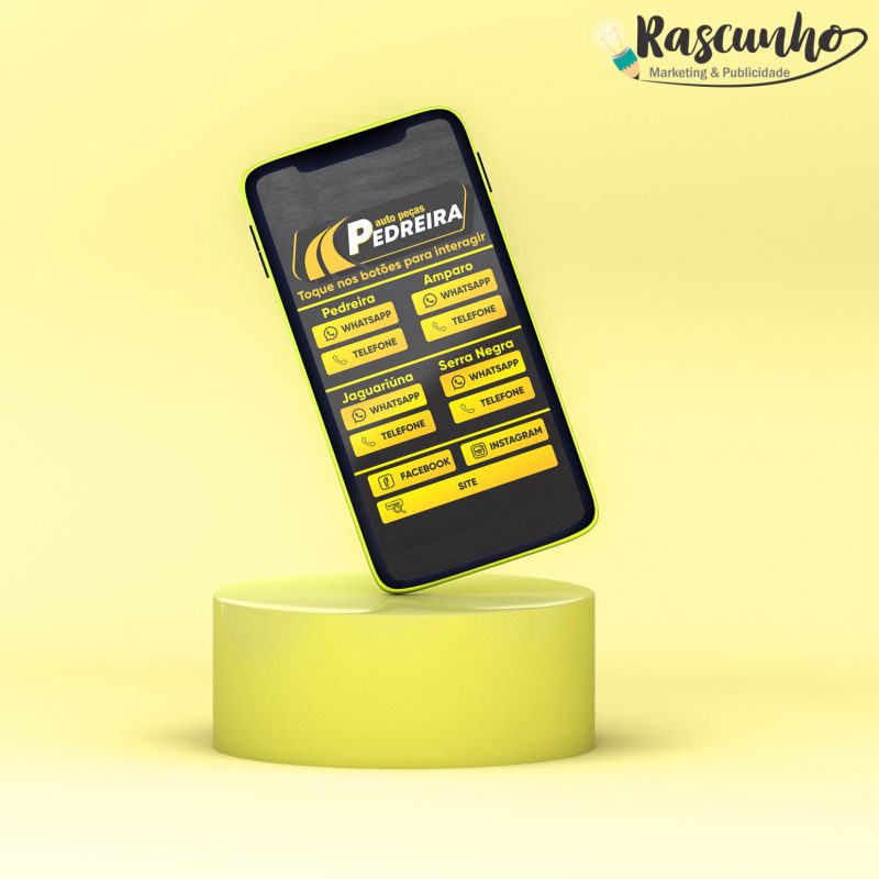 Cartão Digital Auto Peças Pedreira